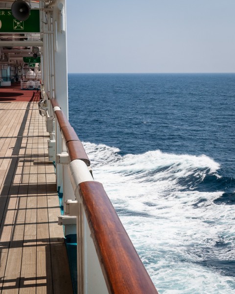 Handrail at Sea on Royal Caribbean